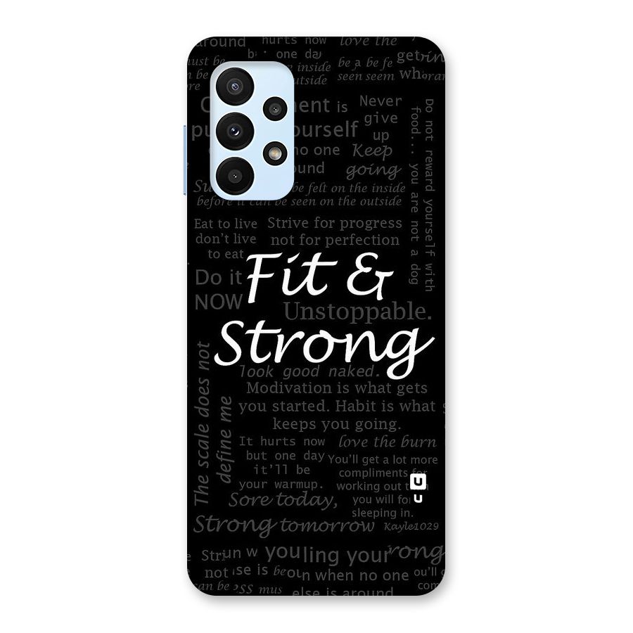 Fit And Strong Back Case for Galaxy A23