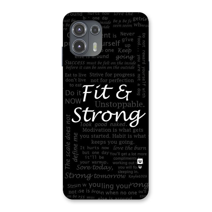 Fit And Strong Back Case for Motorola Edge 20 Fusion