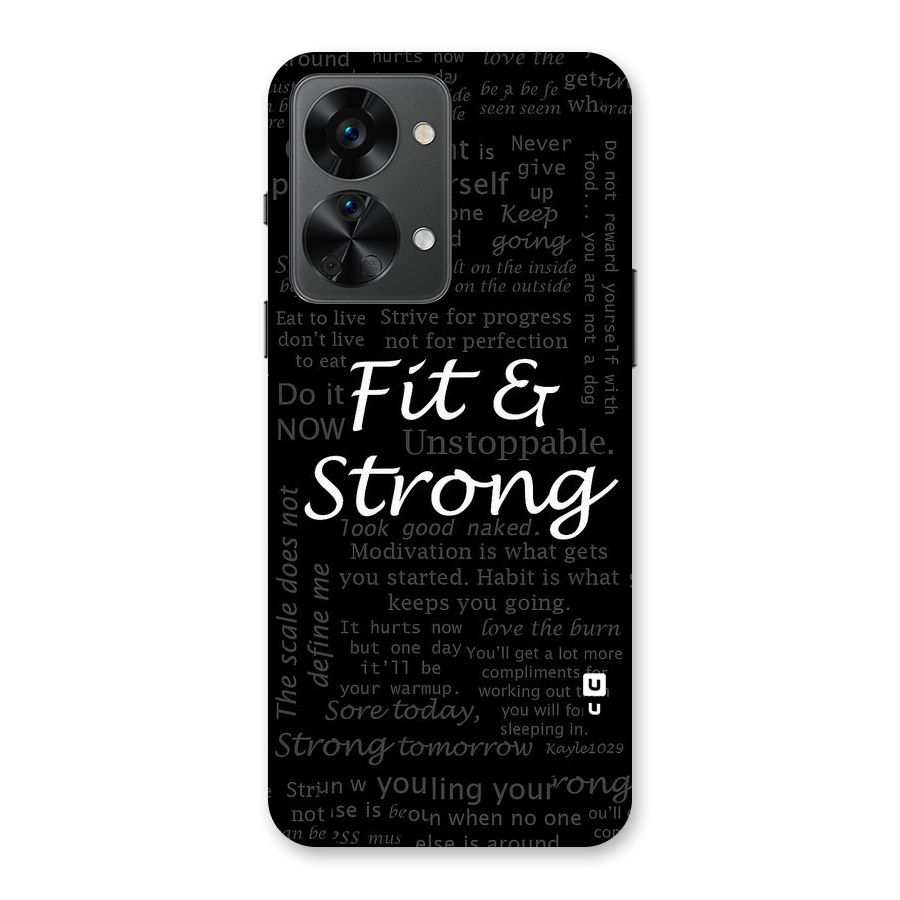 Fit And Strong Back Case for OnePlus Nord 2T