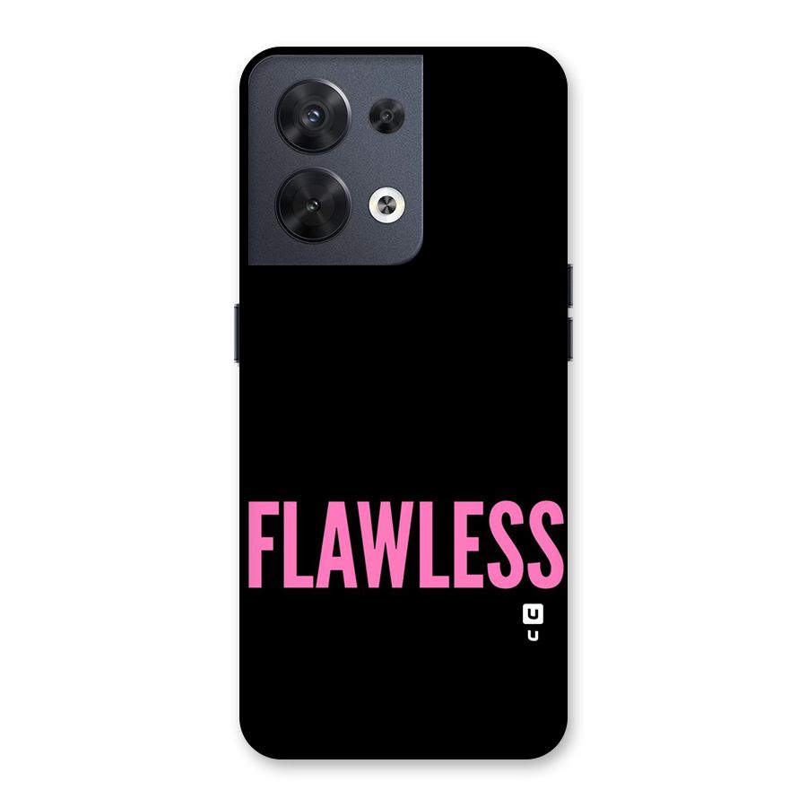 Flawless Pink Design Back Case for Oppo Reno8 5G
