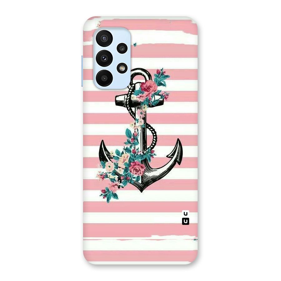 Floral Anchor Back Case for Galaxy A23