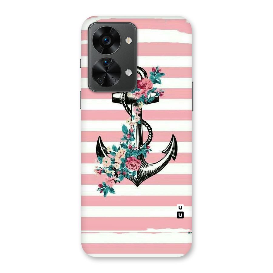 Floral Anchor Back Case for OnePlus Nord 2T