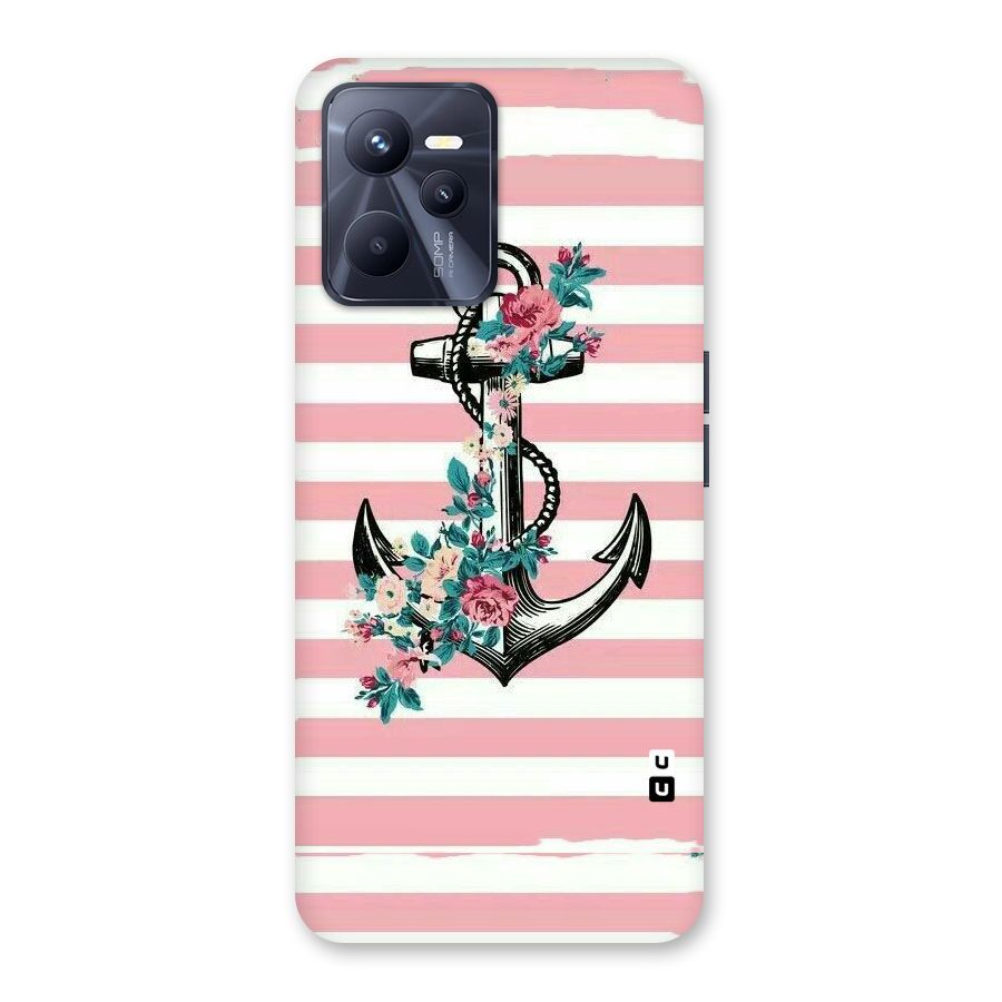 Floral Anchor Back Case for Realme C35
