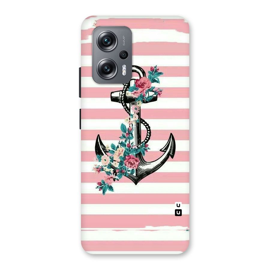 Floral Anchor Back Case for Redmi K50i