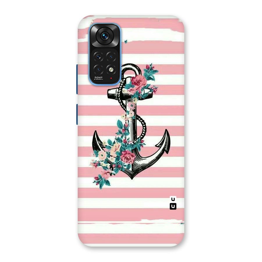 Floral Anchor Back Case for Redmi Note 11S