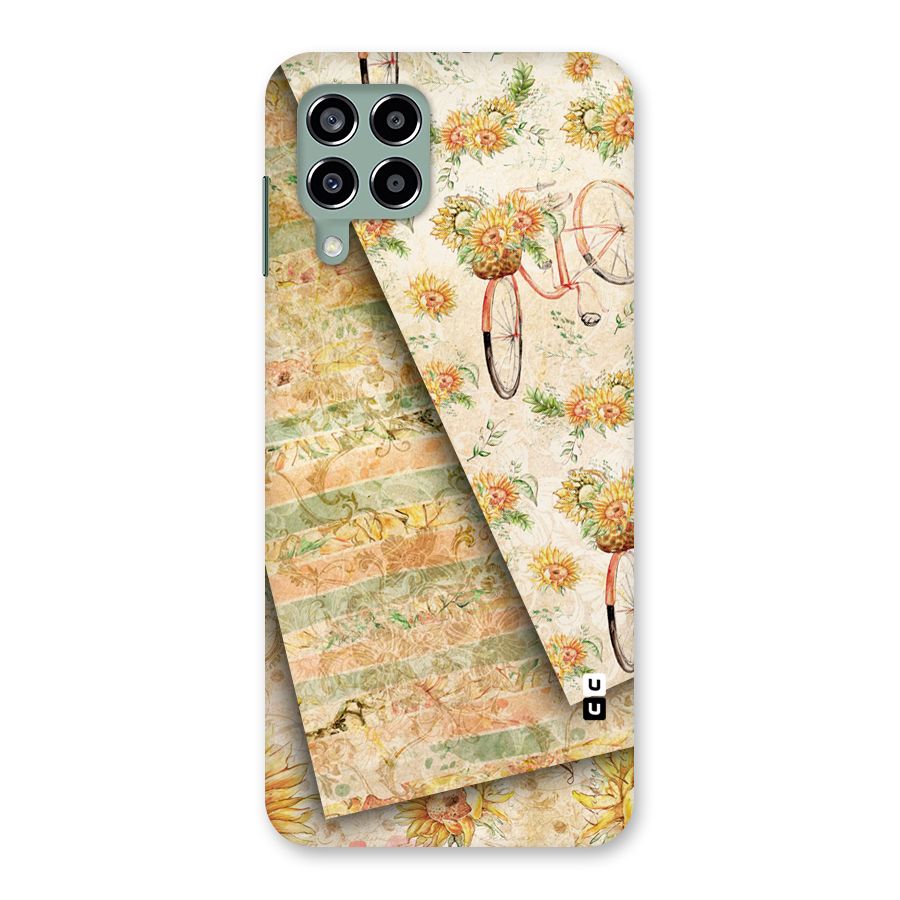 Floral Bicycle Back Case for Galaxy M33