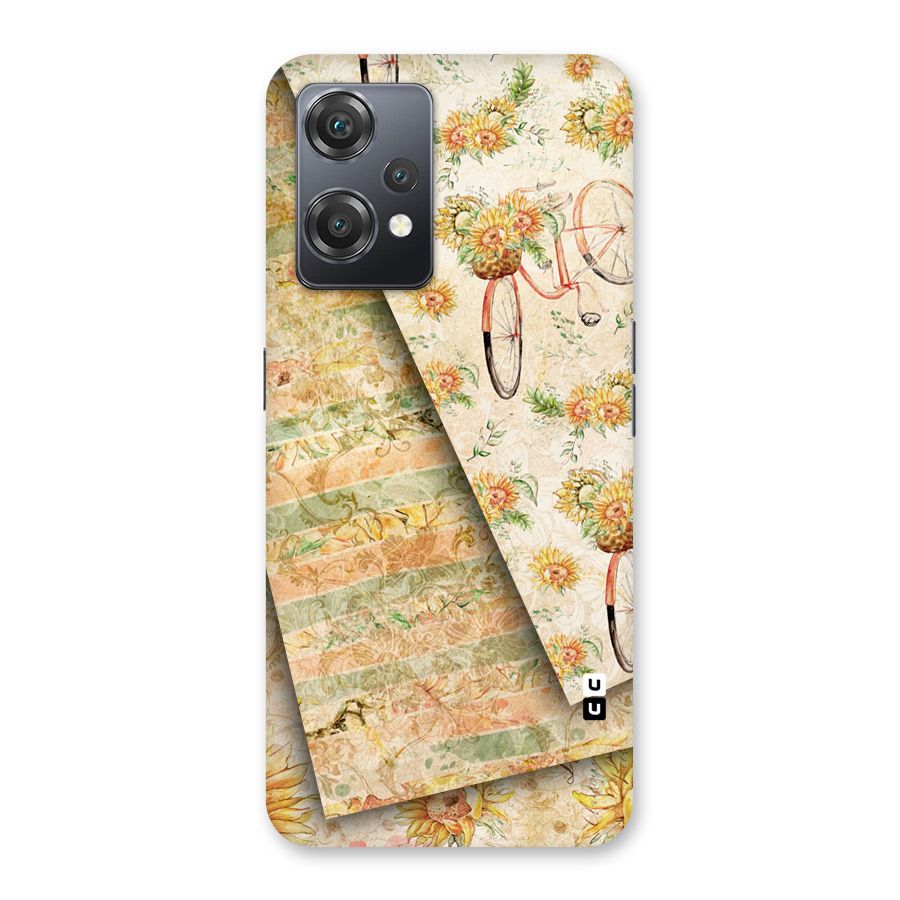 Floral Bicycle Back Case for OnePlus Nord CE 2 Lite 5G