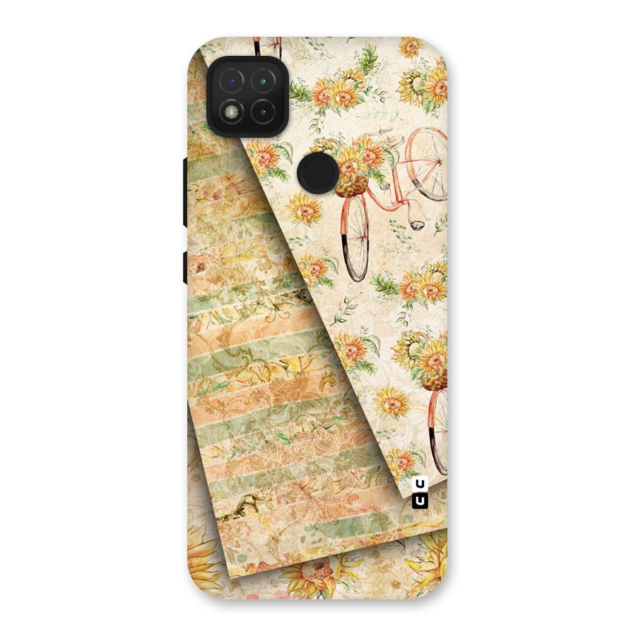Floral Bicycle Back Case for Redmi 9 Activ