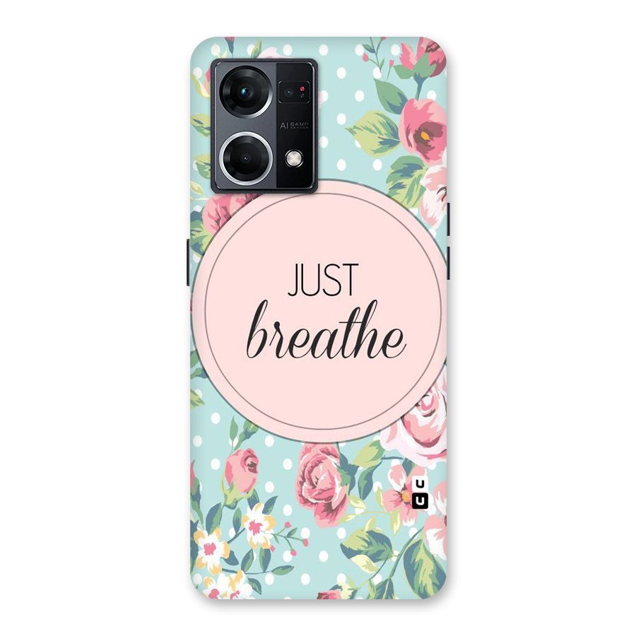 Floral Bloom Glass Back Case for Oppo F21 Pro 5G