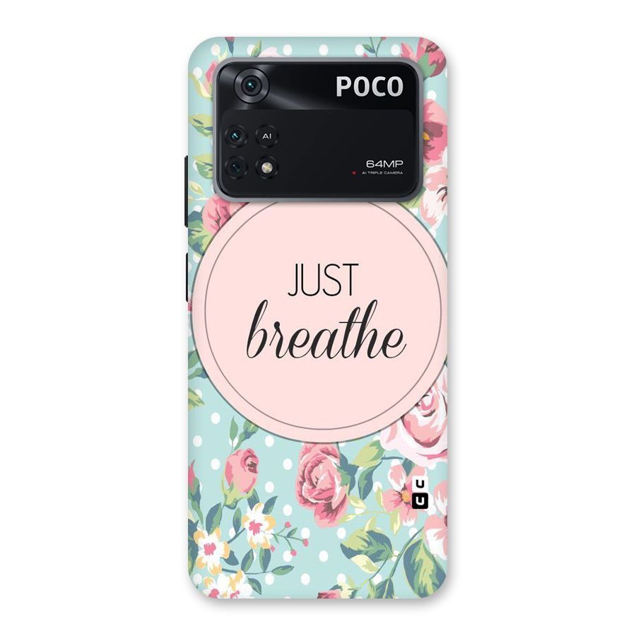 Floral Bloom Back Case for Poco M4 Pro 4G