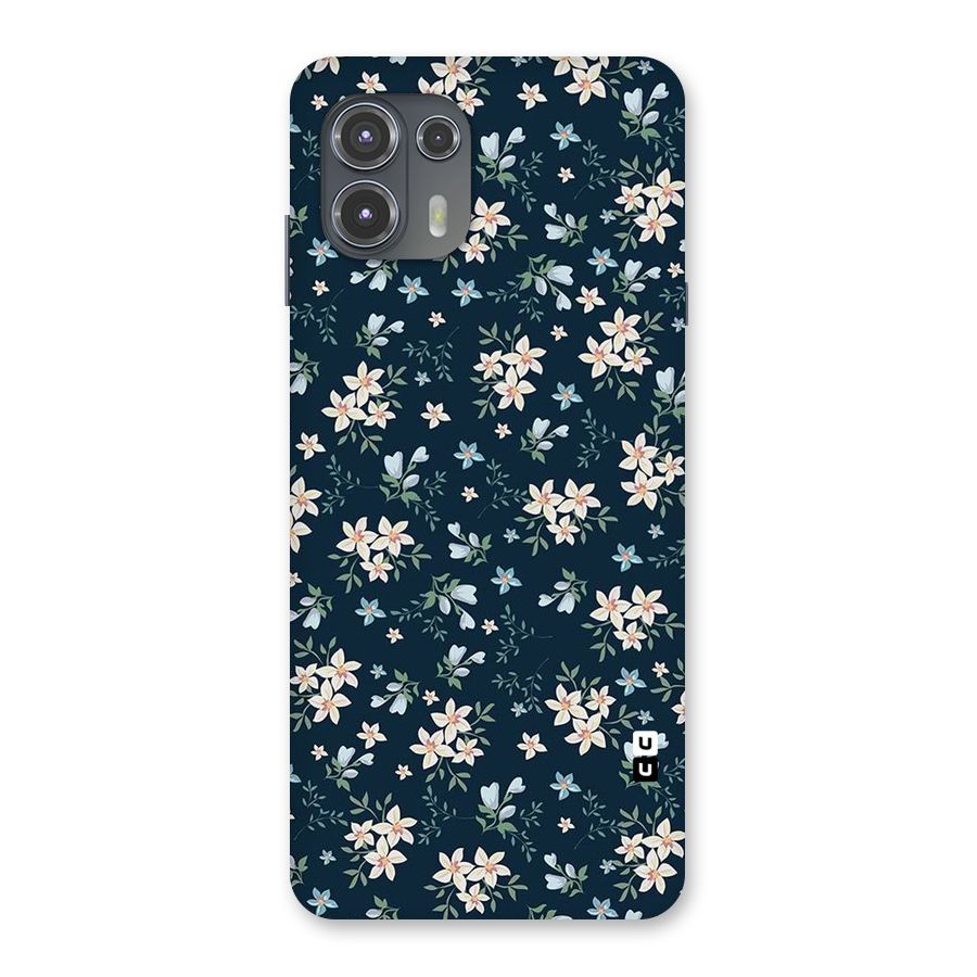 Floral Blue Bloom Back Case for Motorola Edge 20 Fusion
