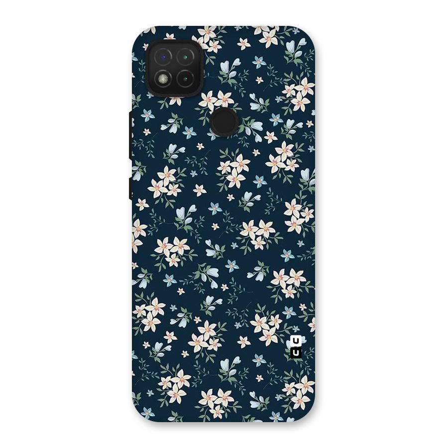 Floral Blue Bloom Back Case for Redmi 9 Activ