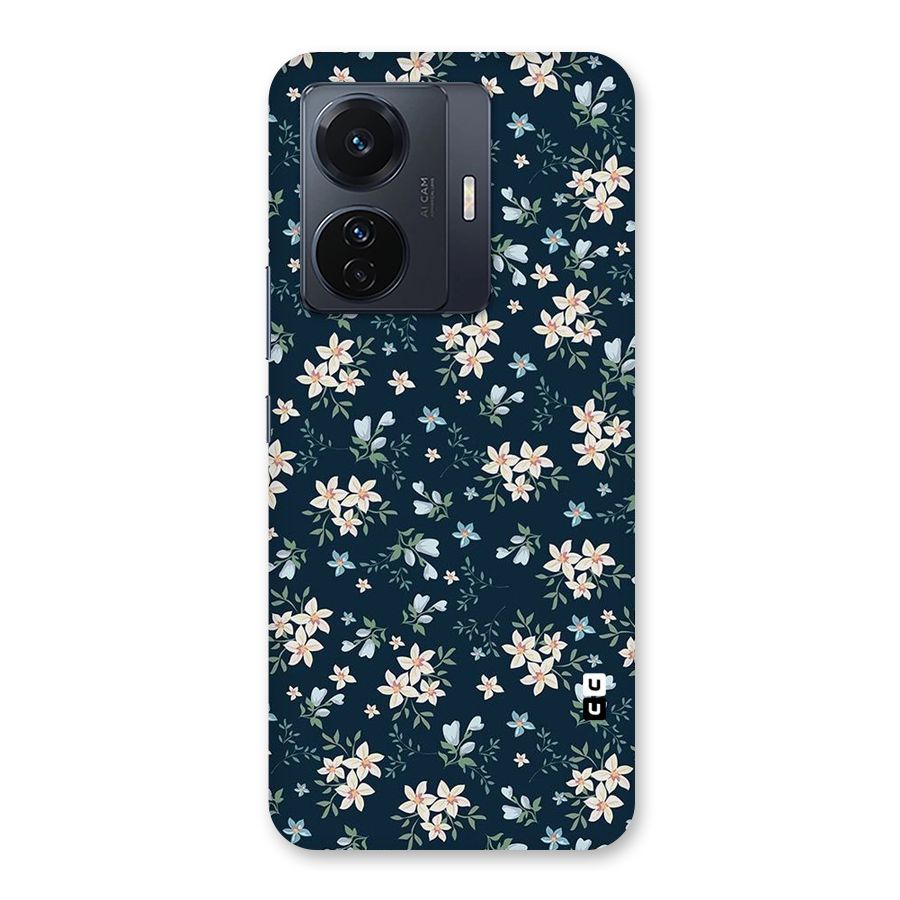 Floral Blue Bloom Back Case for Vivo T1 Pro