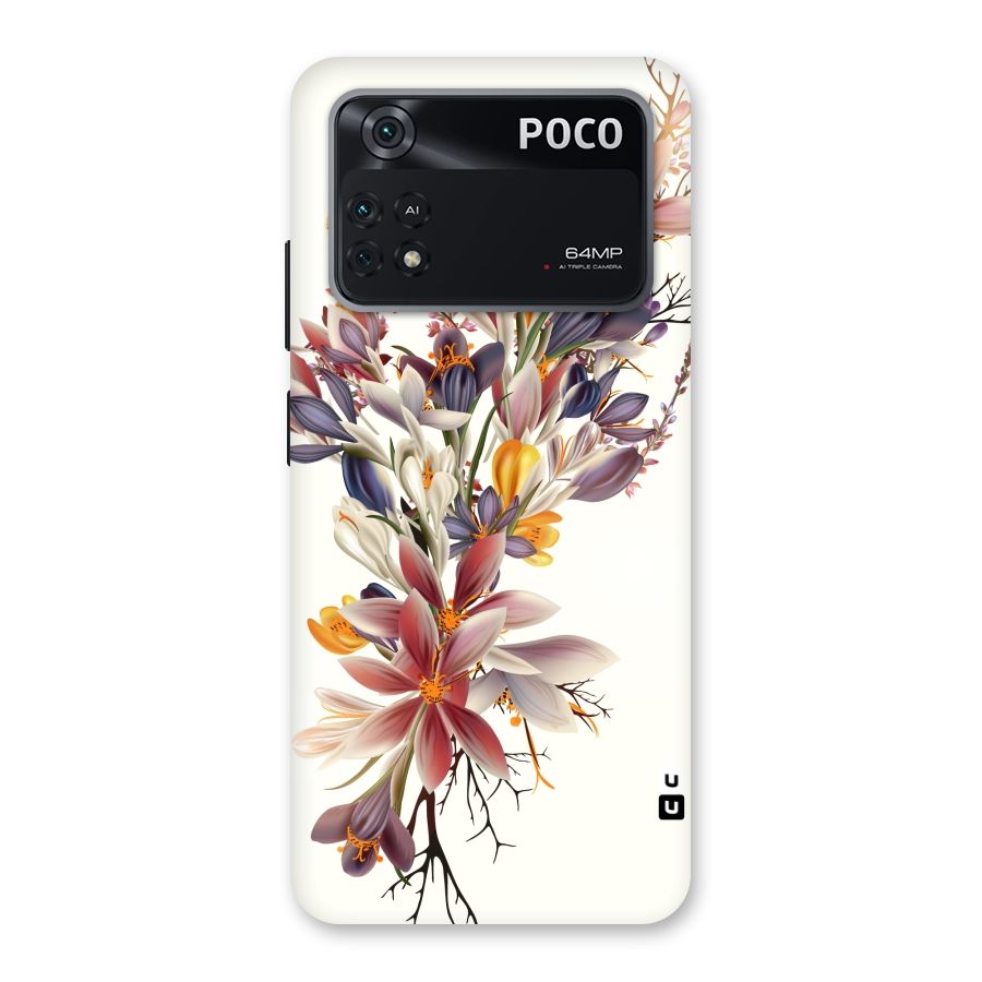 Floral Bouquet Back Case for Poco M4 Pro 4G
