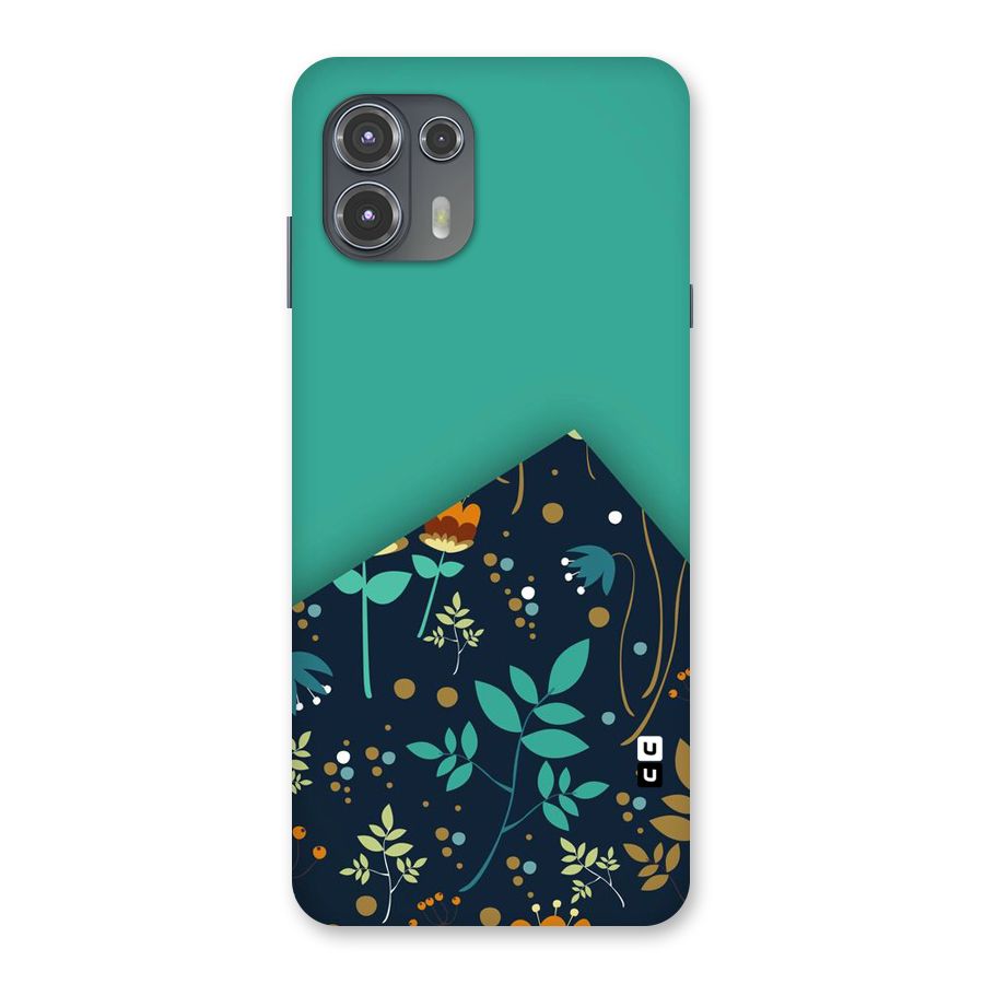 Floral Corner Back Case for Motorola Edge 20 Fusion