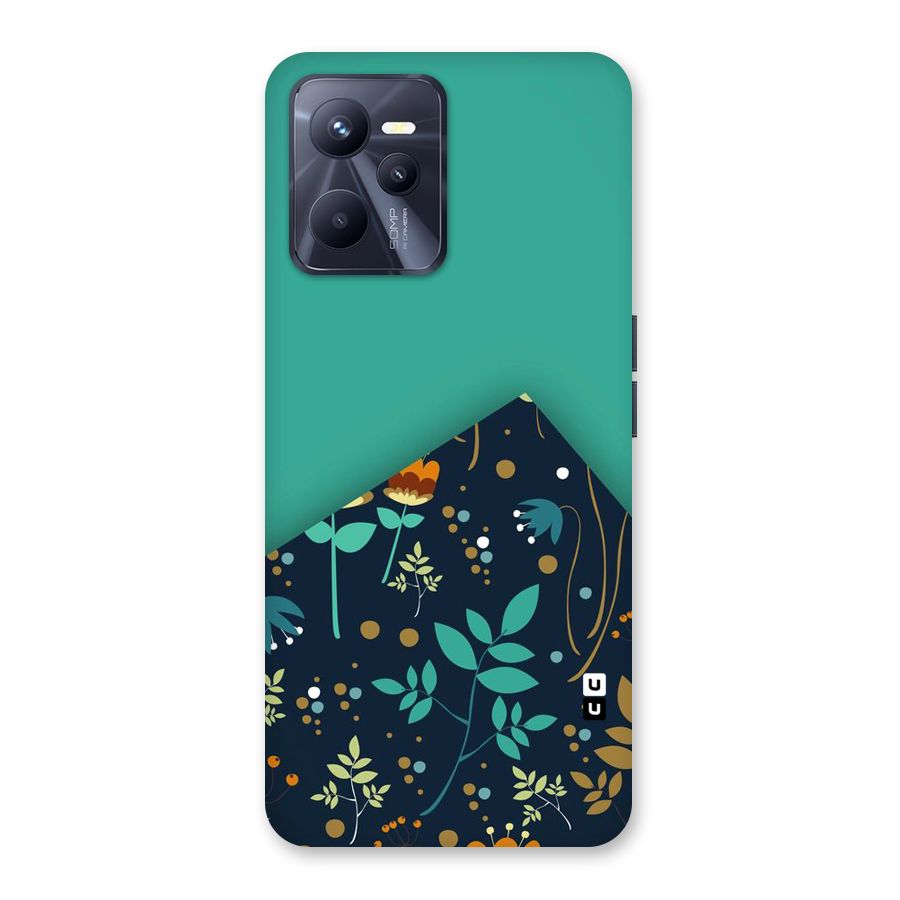 Floral Corner Back Case for Realme C35