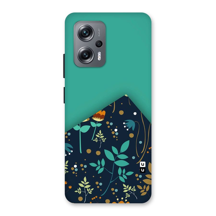 Floral Corner Back Case for Redmi K50i