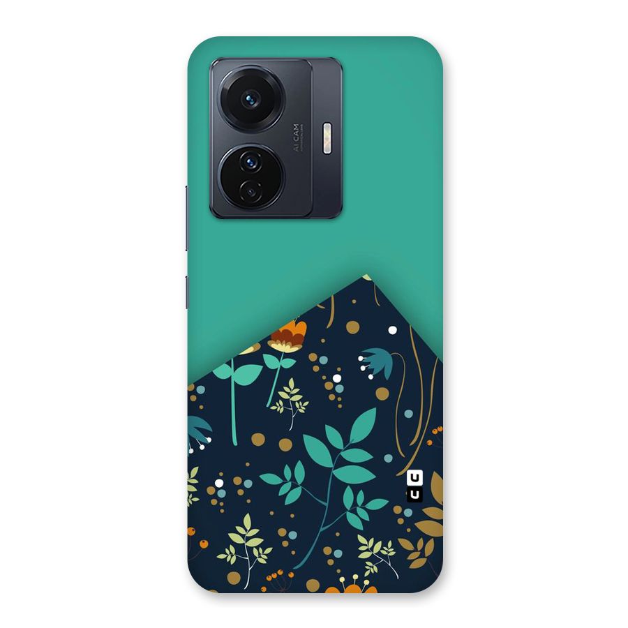 Floral Corner Back Case for Vivo T1 Pro