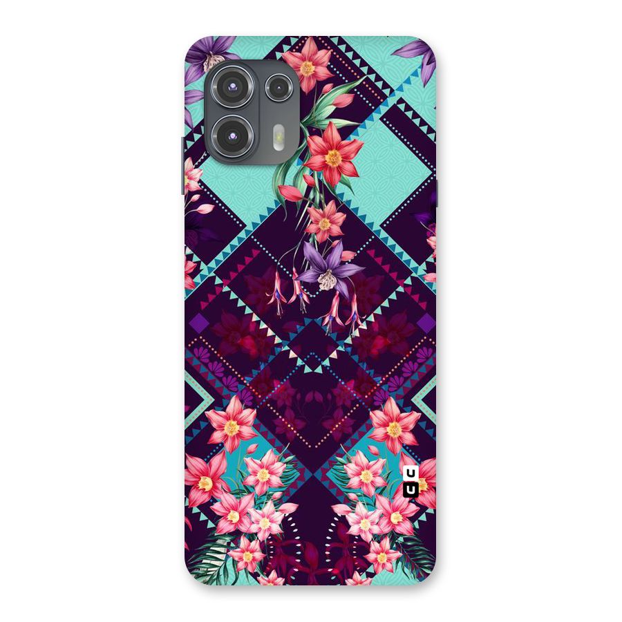 Floral Diamonds Back Case for Motorola Edge 20 Fusion