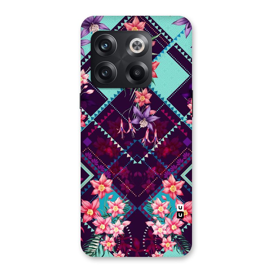Floral Diamonds Back Case for OnePlus 10T