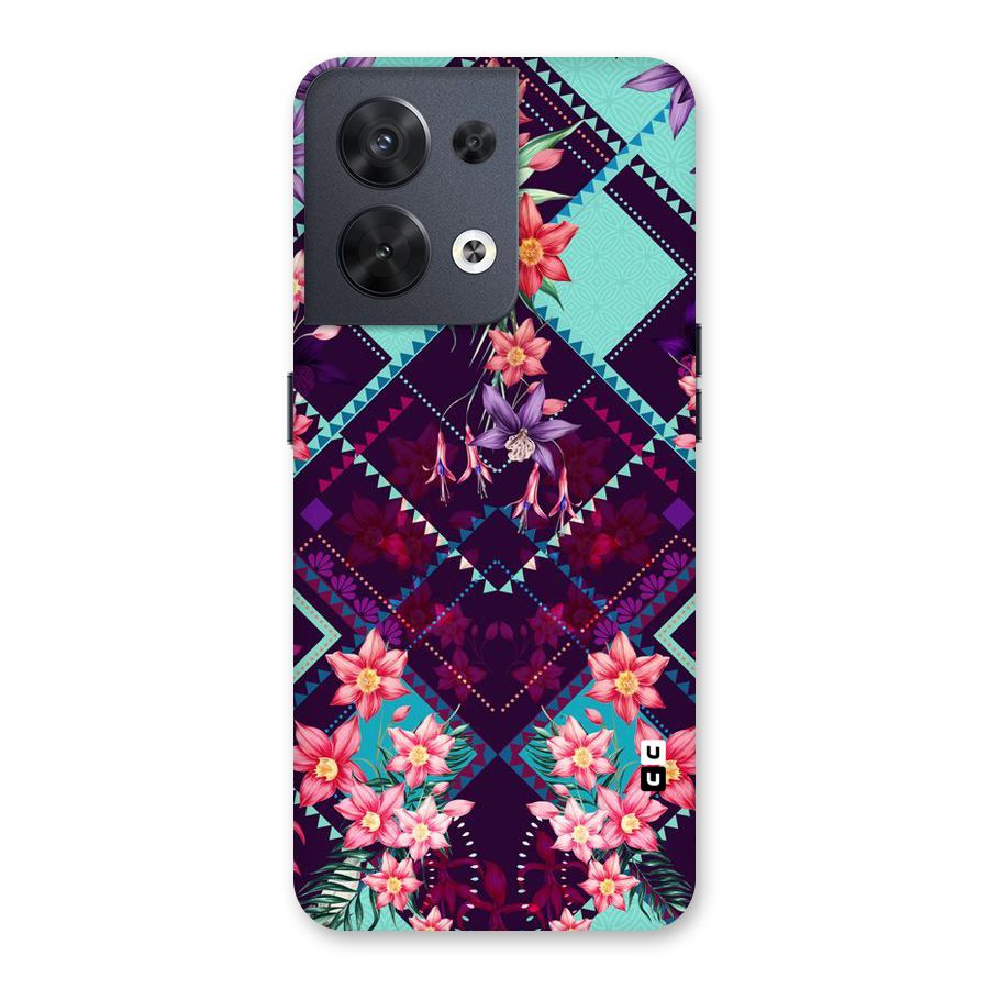 Floral Diamonds Back Case for Oppo Reno8 5G