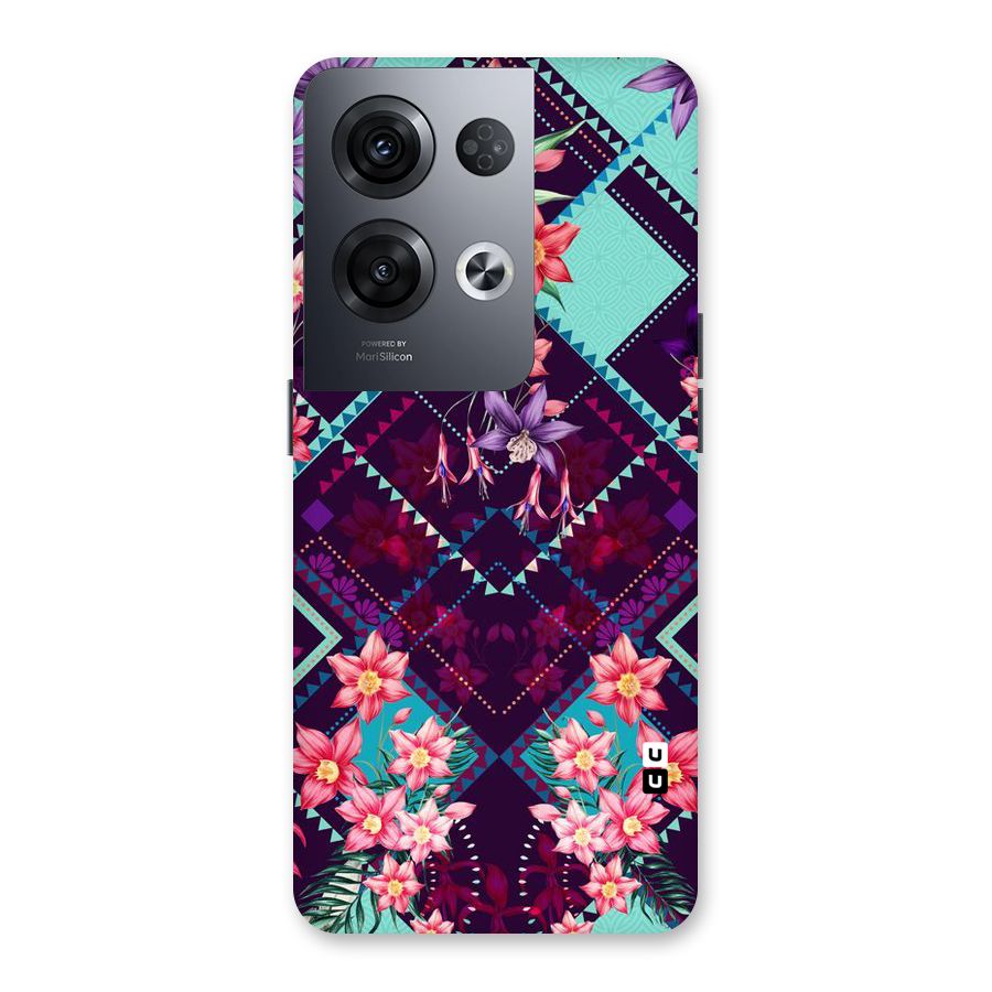 Floral Diamonds Back Case for Oppo Reno8 Pro 5G