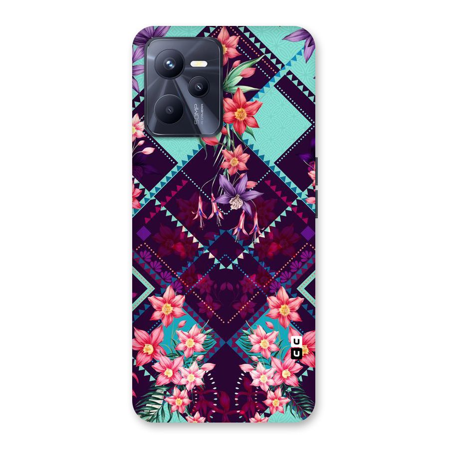 Floral Diamonds Back Case for Realme C35