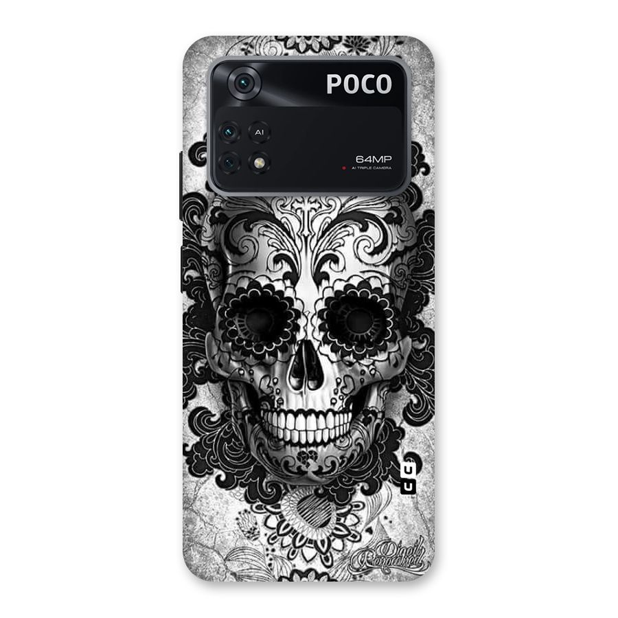 Floral Ghost Back Case for Poco M4 Pro 4G