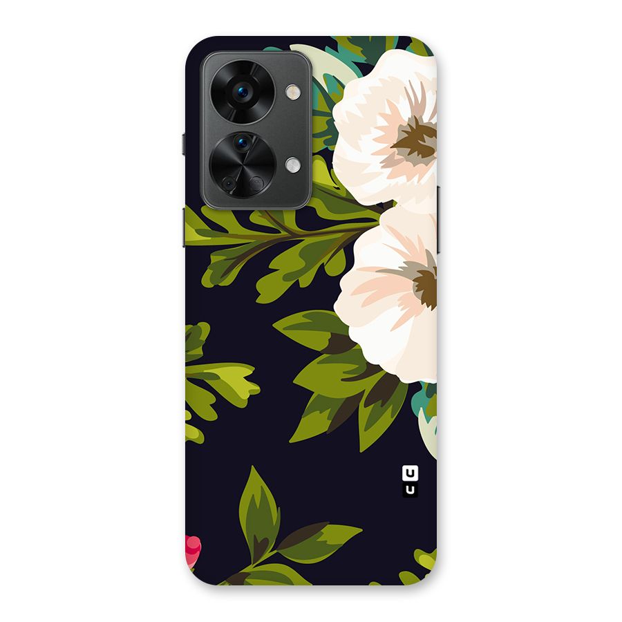 Floral Leaves Back Case for OnePlus Nord 2T