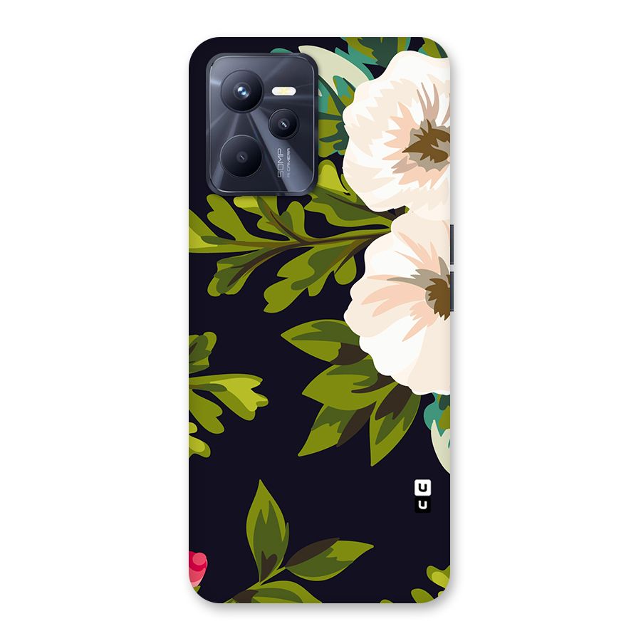 Floral Leaves Back Case for Realme C35