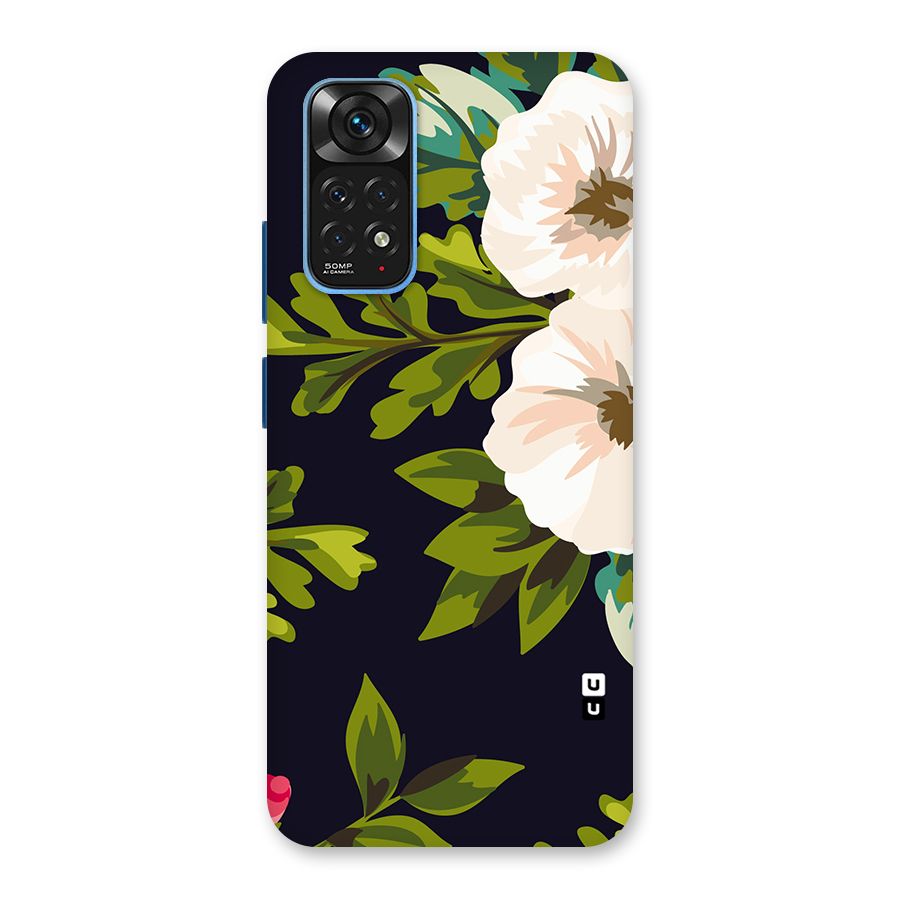 Floral Leaves Back Case for Redmi Note 11S