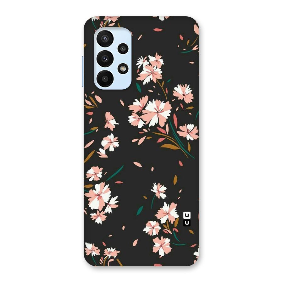 Floral Petals Peach Back Case for Galaxy A23