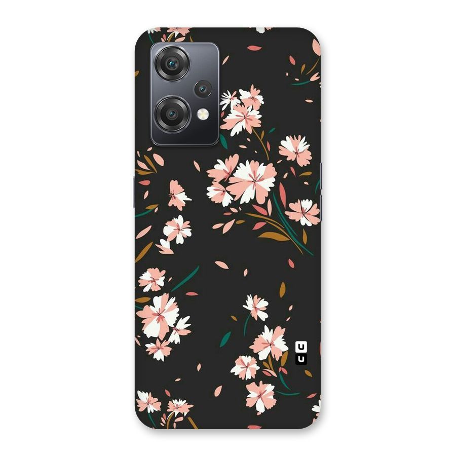 Floral Petals Peach Back Case for OnePlus Nord CE 2 Lite 5G