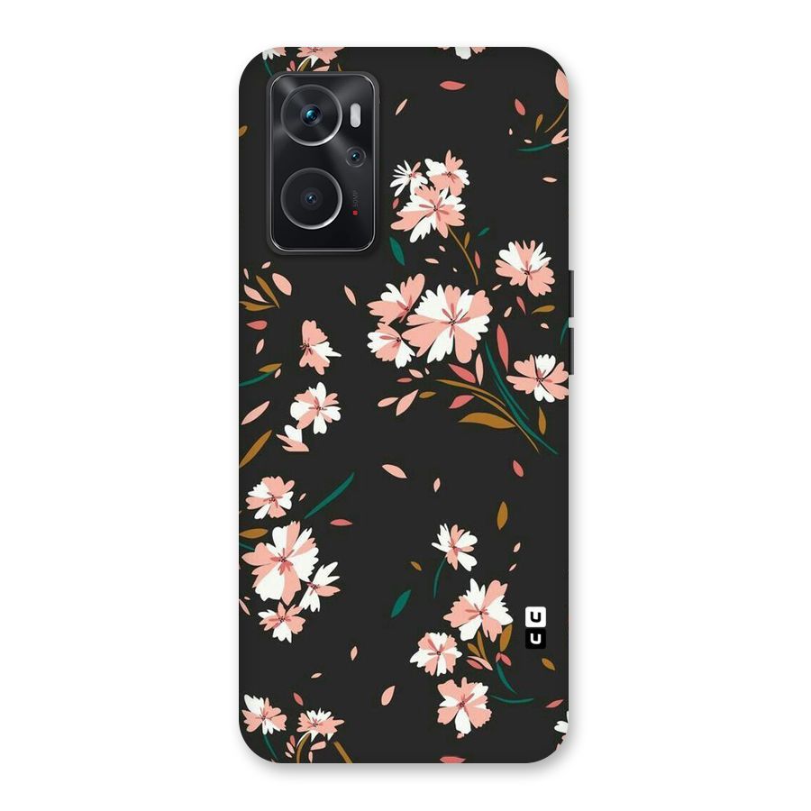Floral Petals Peach Back Case for Oppo K10 4G