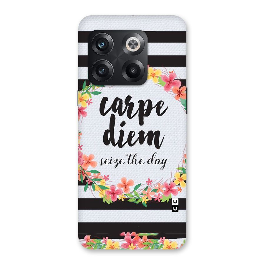 Floral Seize The Day Back Case for OnePlus 10T