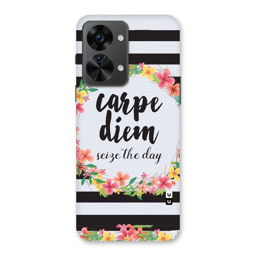 Floral Seize The Day Back Case for OnePlus Nord 2T