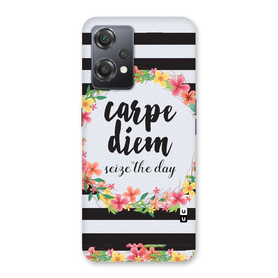 Floral Seize The Day Back Case for OnePlus Nord CE 2 Lite 5G