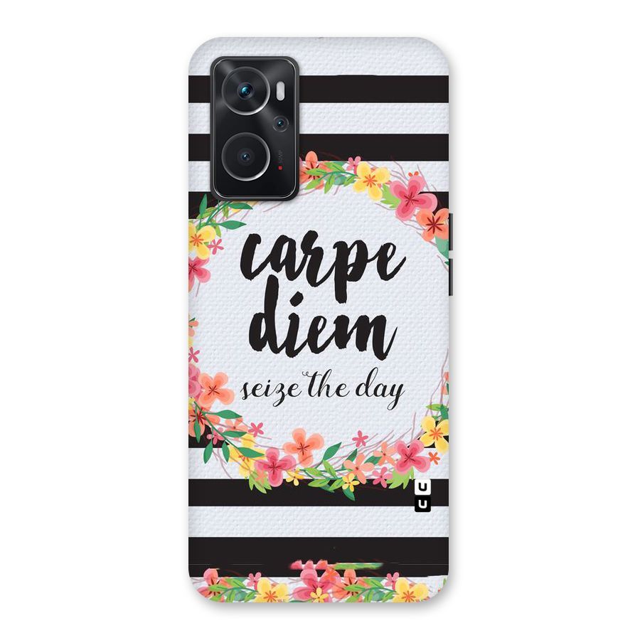 Floral Seize The Day Back Case for Oppo K10 4G