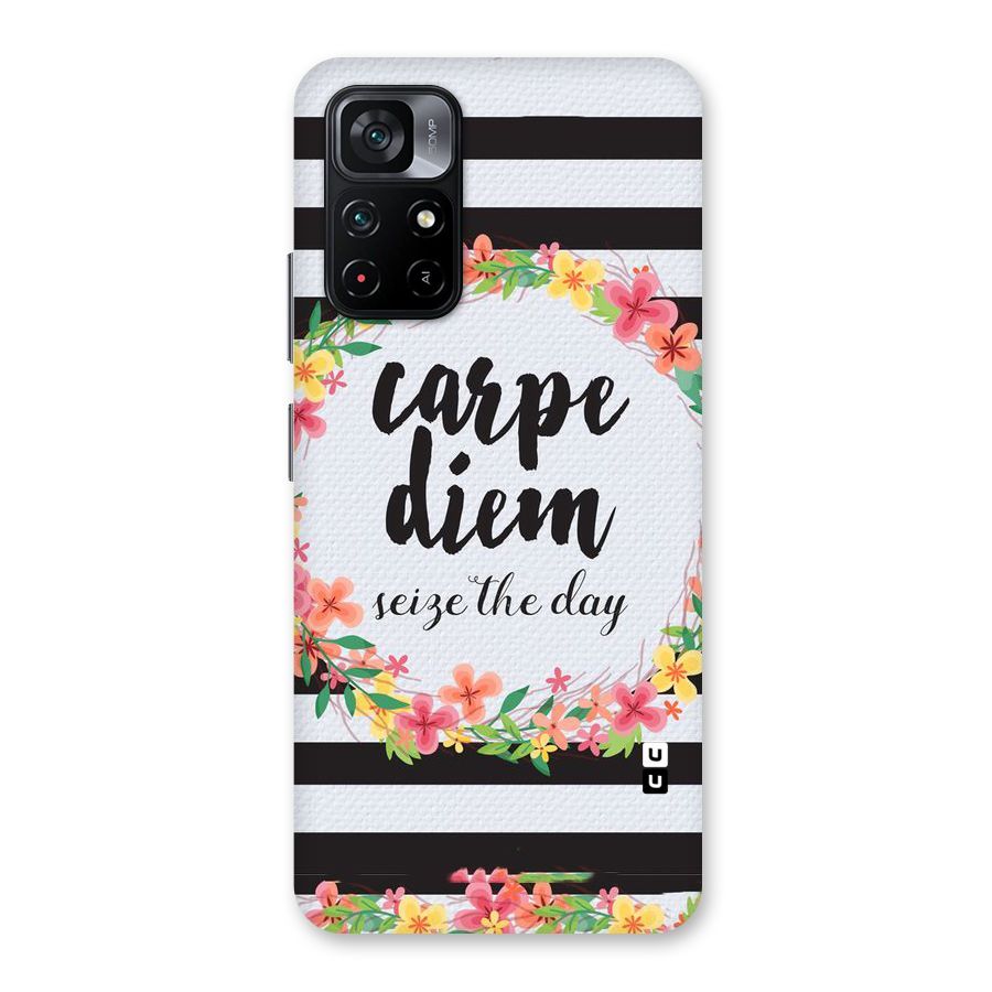 Floral Seize The Day Back Case for Poco M4 Pro 5G