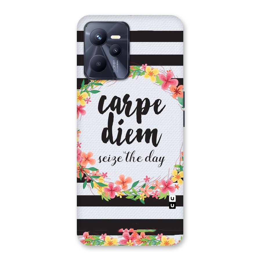 Floral Seize The Day Back Case for Realme C35