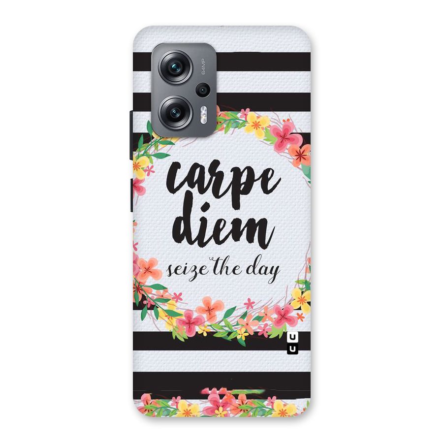 Floral Seize The Day Back Case for Redmi K50i