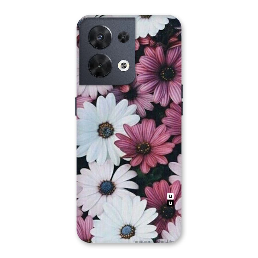 Floral Shades Pink Back Case for Oppo Reno8 5G