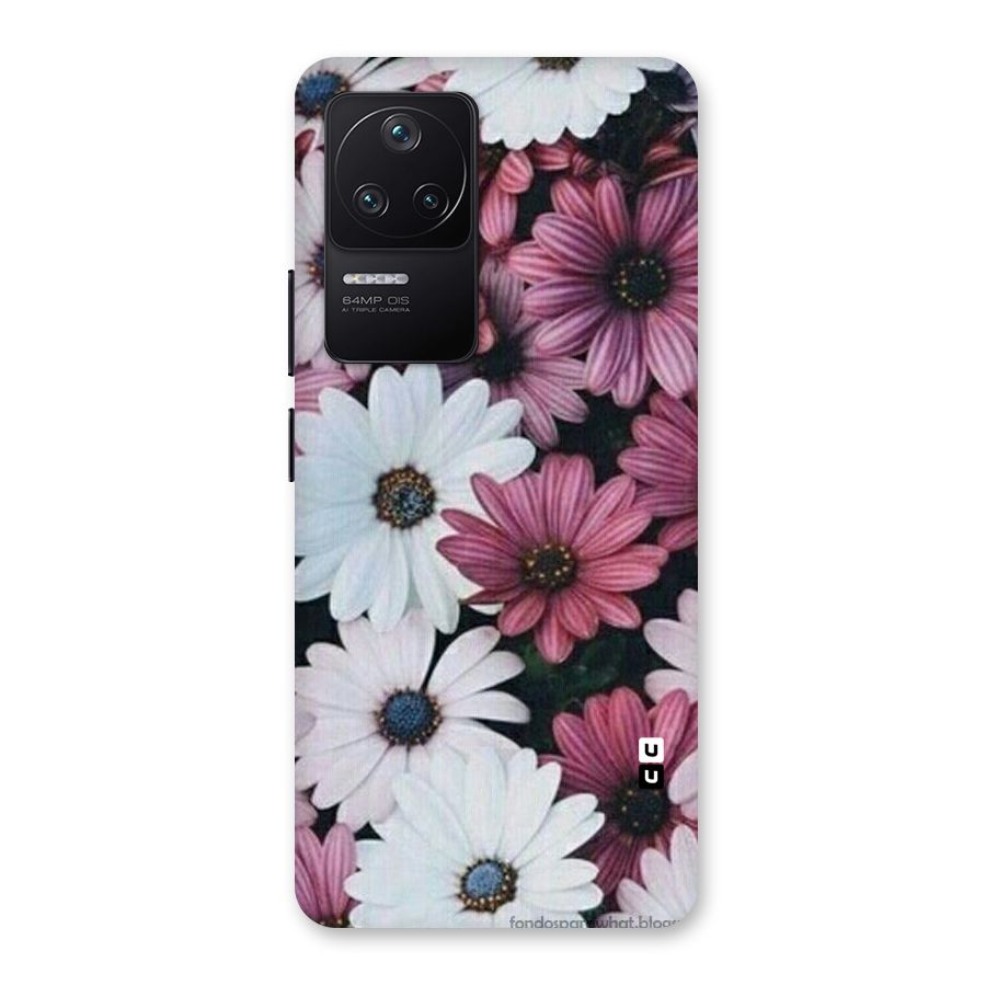 Floral Shades Pink Back Case for Poco F4 5G