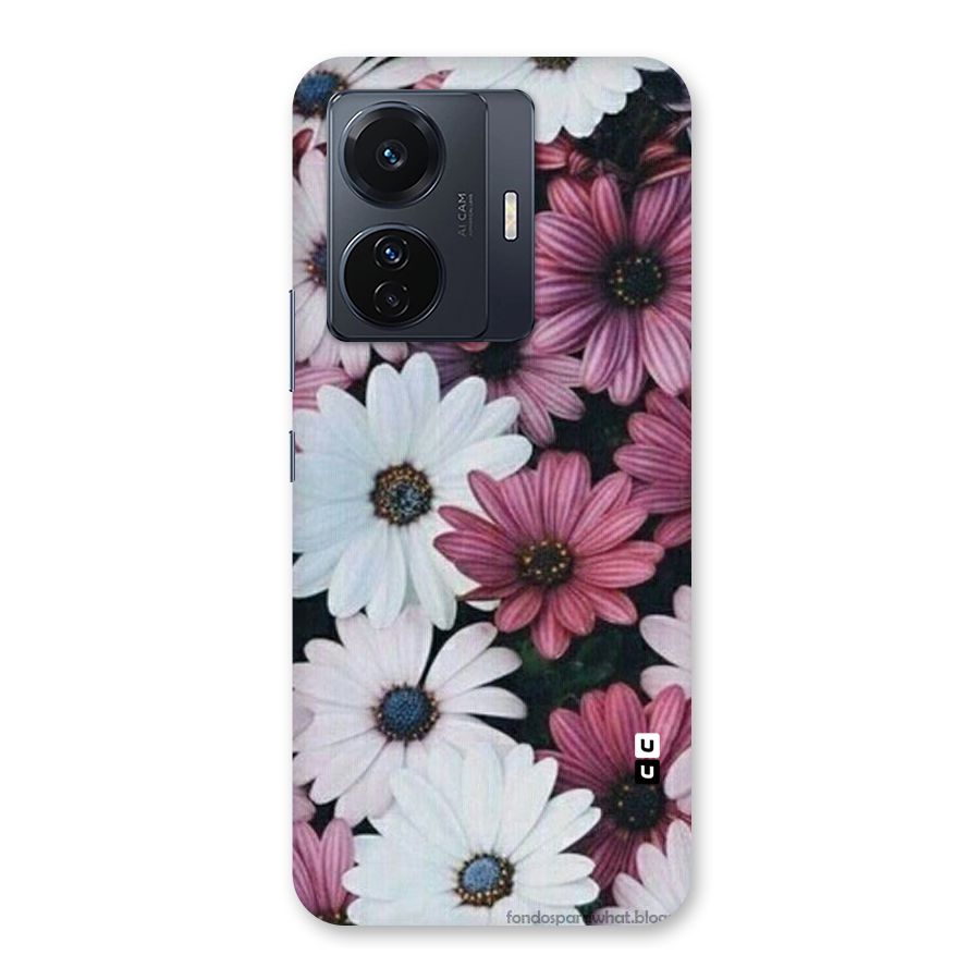 Floral Shades Pink Back Case for Vivo T1 Pro