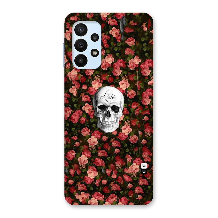 Floral Skull Love Back Case for Galaxy A23