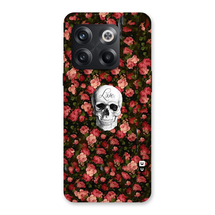 Floral Skull Love Back Case for OnePlus 10T