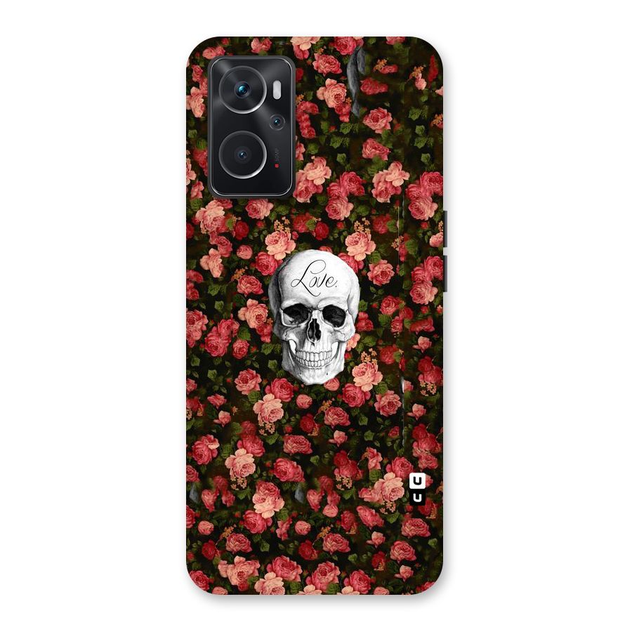 Floral Skull Love Back Case for Oppo K10 4G
