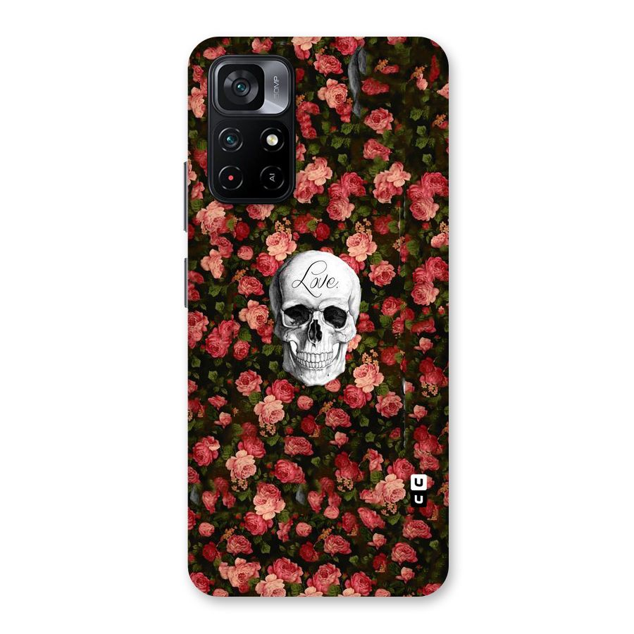 Floral Skull Love Back Case for Poco M4 Pro 5G