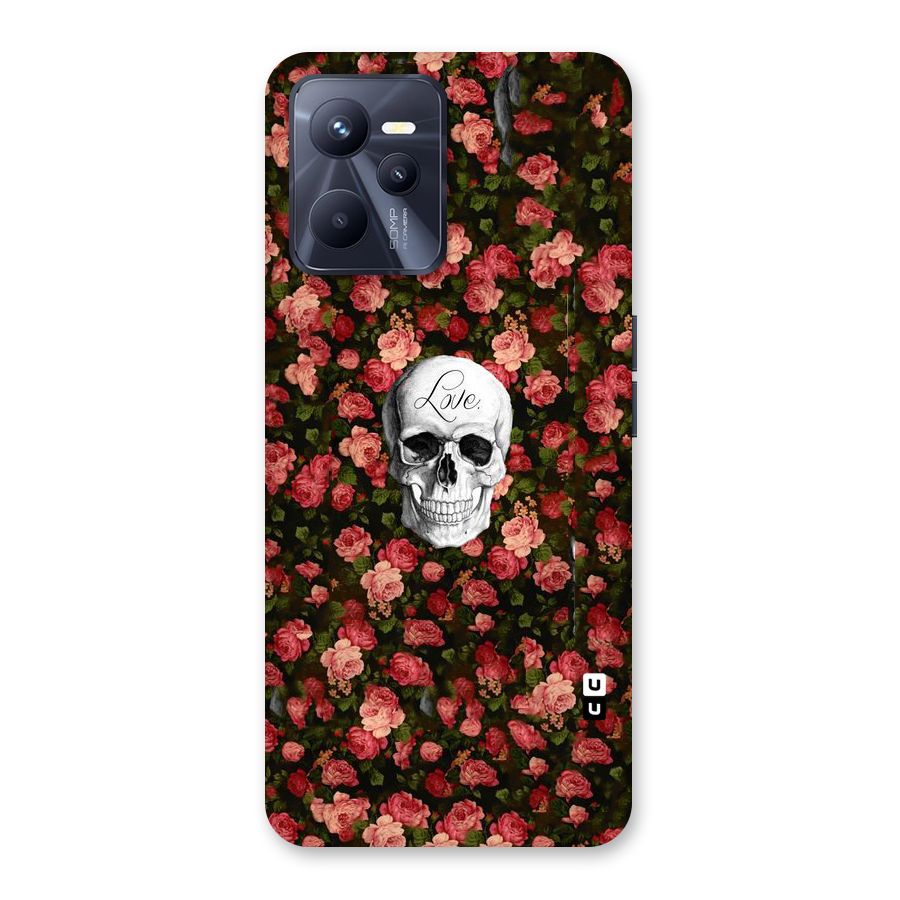 Floral Skull Love Back Case for Realme C35