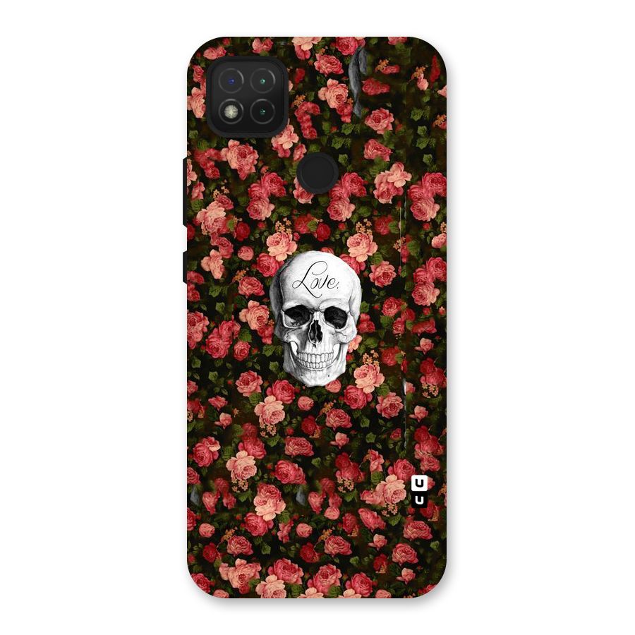 Floral Skull Love Back Case for Redmi 9 Activ